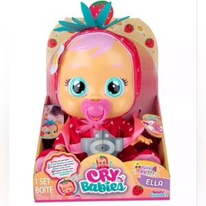 Cry Babies Ella Tutti Frutti Strawberry Doll